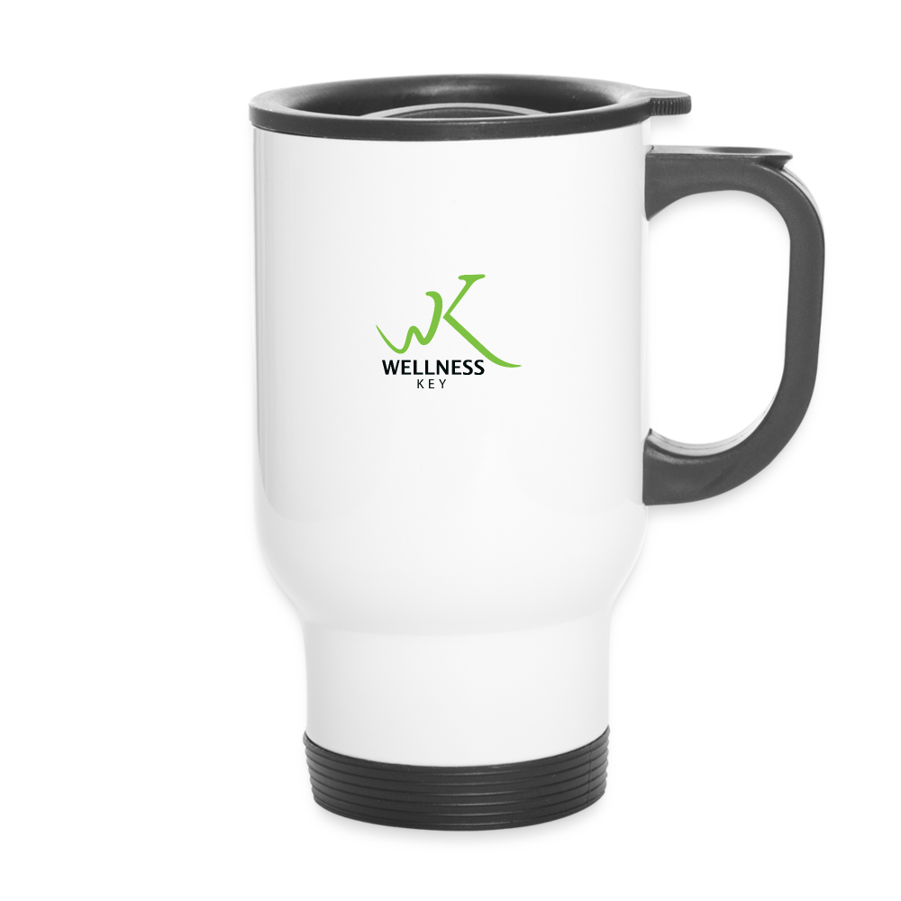 Travel Mug | Wellness Key - white