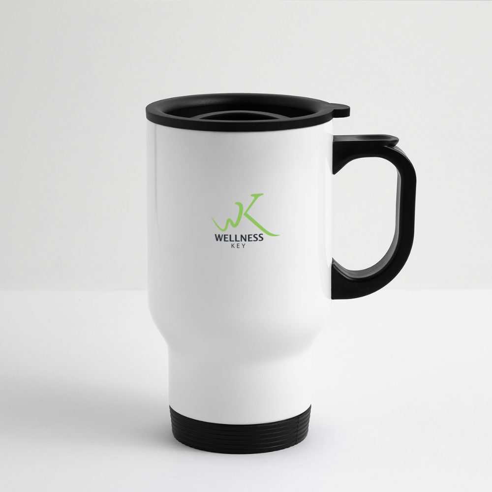 Travel Mug | Wellness Key - white