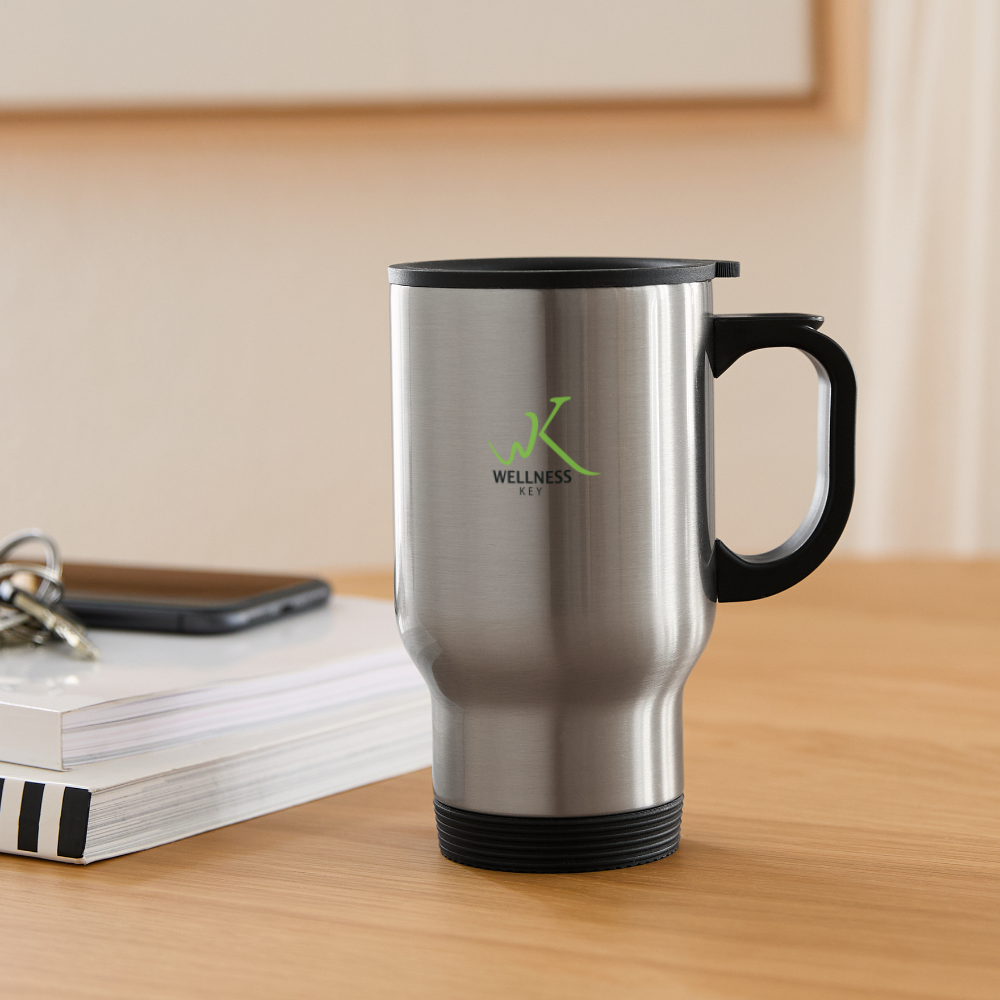 Travel Mug | Wellness Key - silver