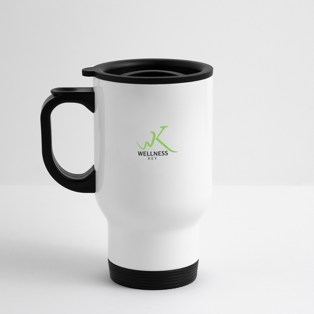 Travel Mug | Wellness Key - white