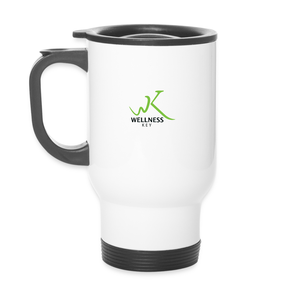 Travel Mug | Wellness Key - white