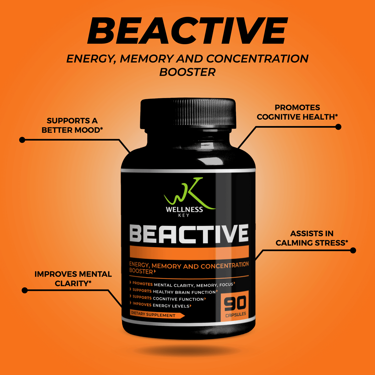 Elevate Your Focus and Energy with Be Active Supplement, Wellness Key